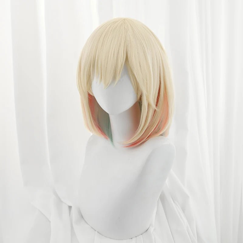 Elementalist Lux Cosplay Wig - 30cm Mixed Color Heat Resistant Synthetic Hair for Women-Astricos