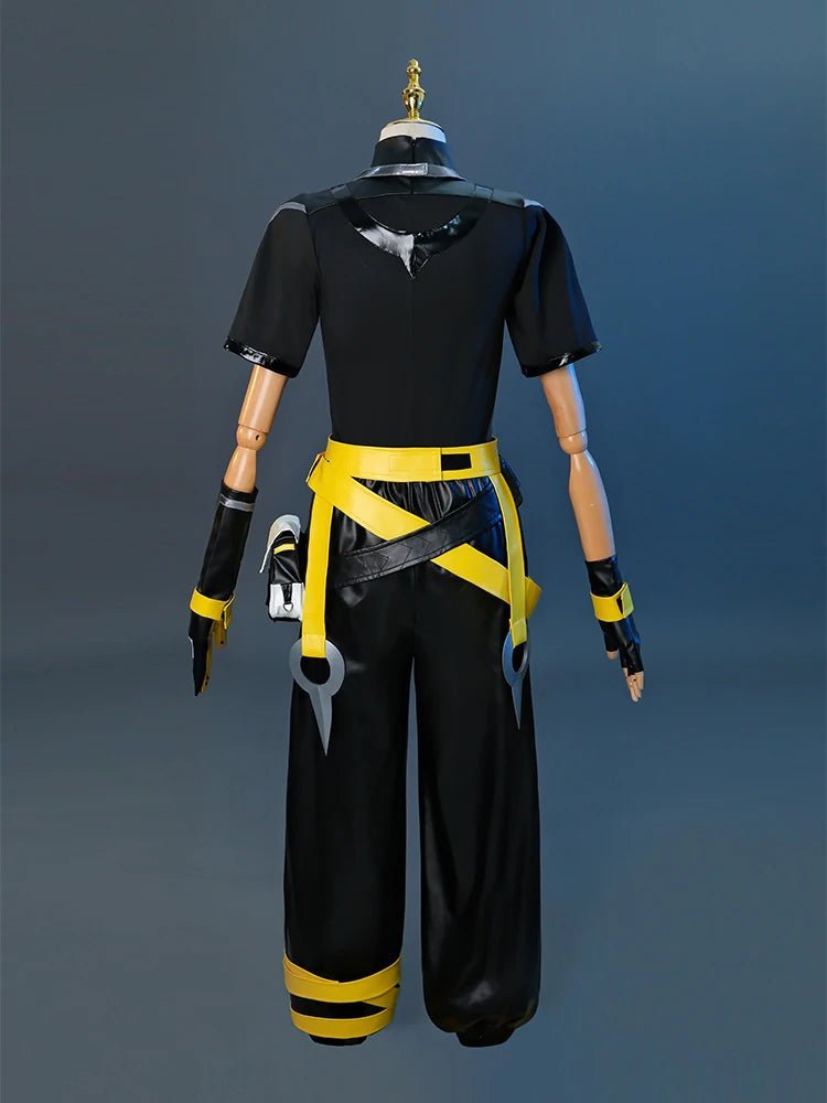 LOL HEARTSTEEL Ezreal Cosplay Costume - Unisex Black Suit for Halloween & Cosplay Events-Astricos