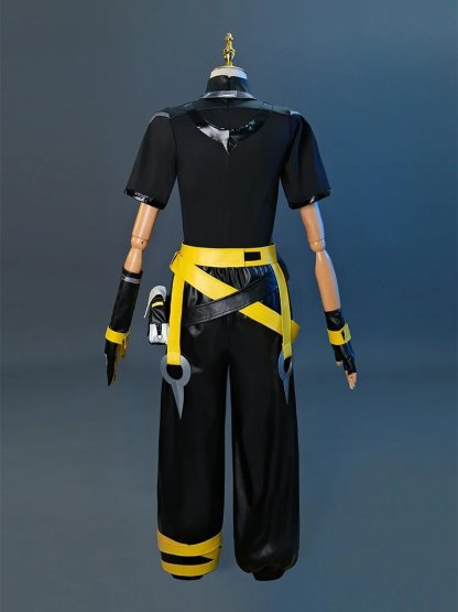 LOL HEARTSTEEL Ezreal Cosplay Costume - Unisex Black Suit for Halloween & Cosplay Events-Astricos