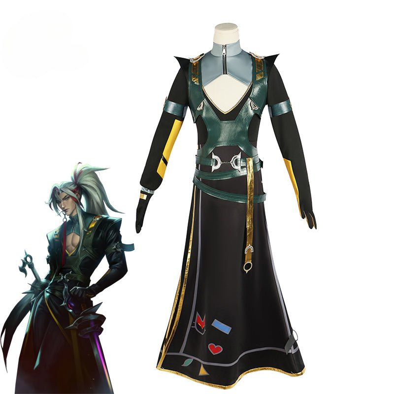 LOL HEARTSTEEL Yone Cosplay Costume for Adult Men - Authentic Roleplay Outfit-Astricos