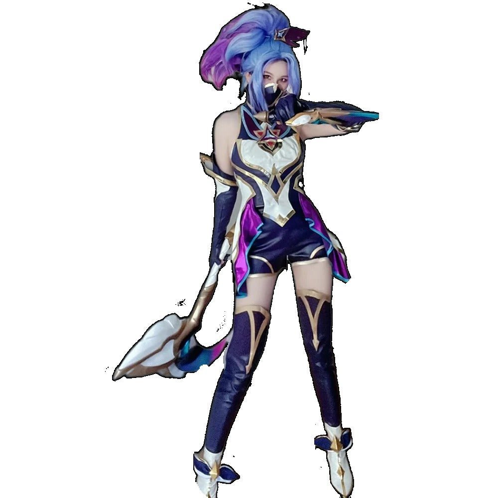 Star Guardian Akali Cosplay Costume for Women - Sexy LOL Game Outfit for Halloween & Christmas Parties-Astricos