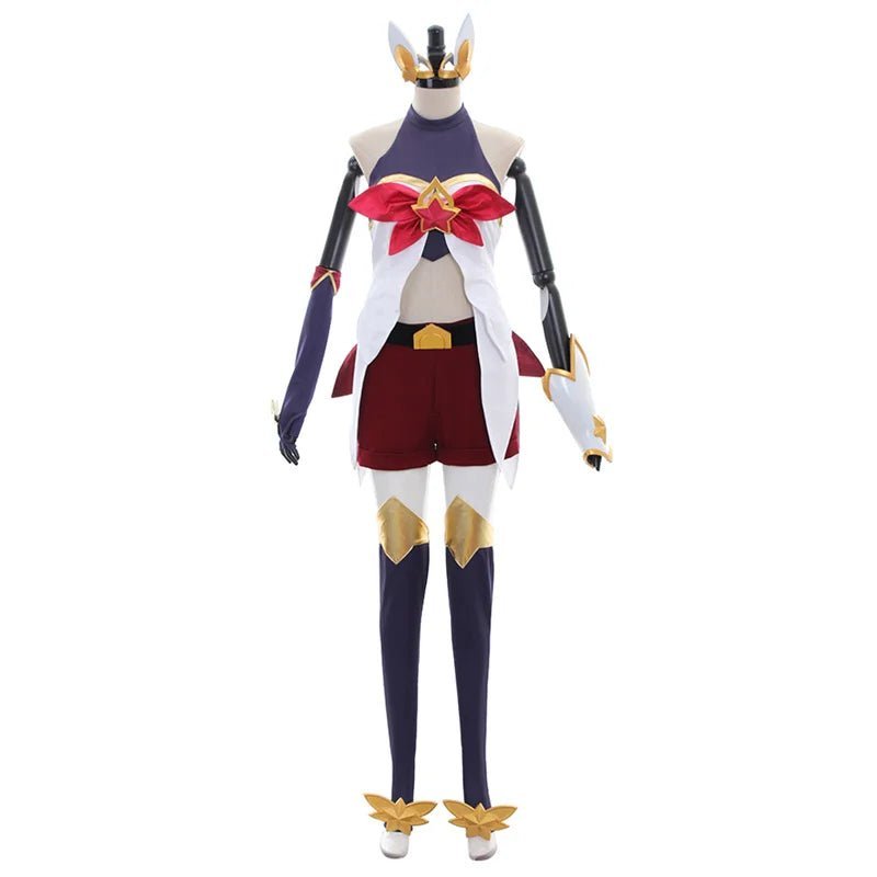 Sexy Star Guardian Jinx Cosplay Costume for Women - League of Legends Halloween Party Outfit-Astricos