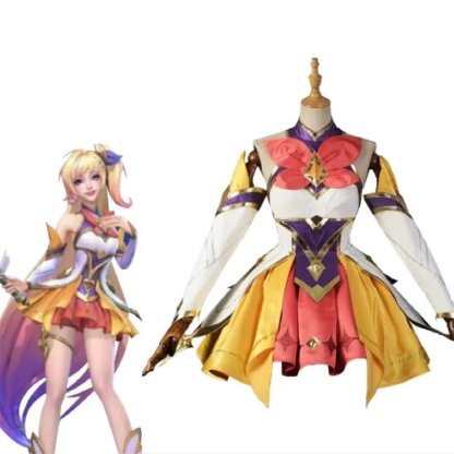 Star Guardian Seraphine Cosplay Costume - Sexy Women's League of Legends Outfit for Halloween & Carnival-Astricos