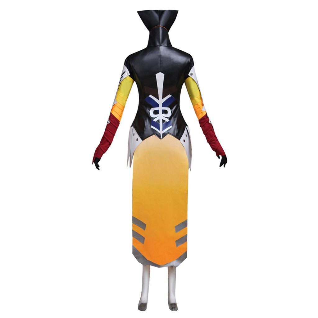 Fantasy Battle Jumpsuit Mercy Cosplay Costume – Perfect for Fans & Events-Astricos