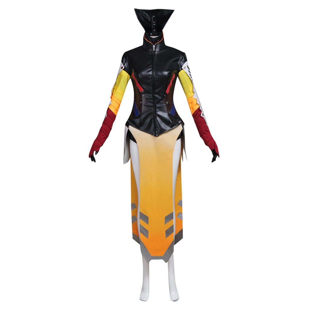 Fantasy Battle Jumpsuit Mercy Cosplay Costume – Perfect for Fans & Events-Astricos
