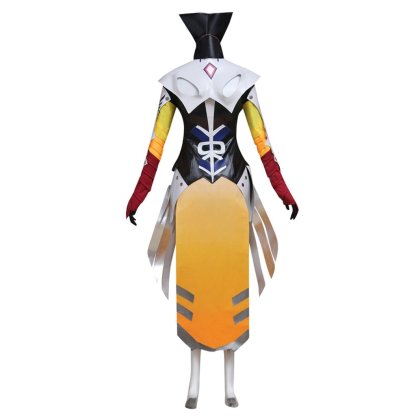 Fantasy Battle Jumpsuit Mercy Cosplay Costume – Perfect for Fans & Events-Astricos