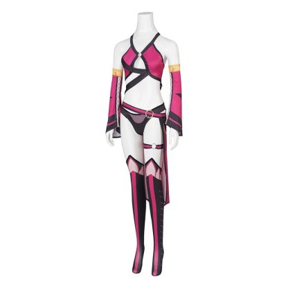 Sexy Mileena Cosplay Costume - Full Battle Suit Set for Women | Halloween Outfits-Astricos