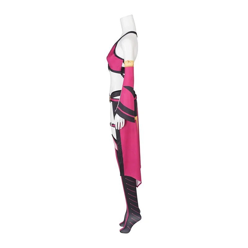 Sexy Mileena Cosplay Costume - Full Battle Suit Set for Women | Halloween Outfits-Astricos