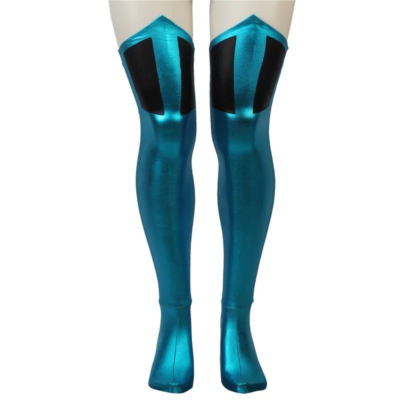 Sexy Mortal Kombat Kitana Cosplay Costume - Women's Battle Suit & Tights-Astricos