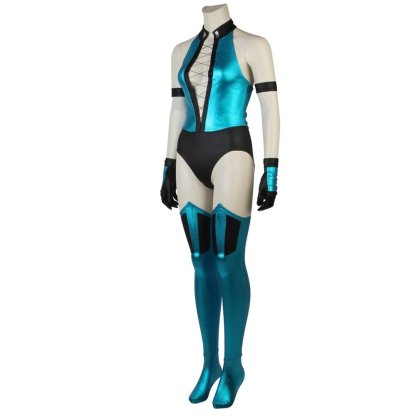 Sexy Mortal Kombat Kitana Cosplay Costume - Women's Battle Suit & Tights-Astricos