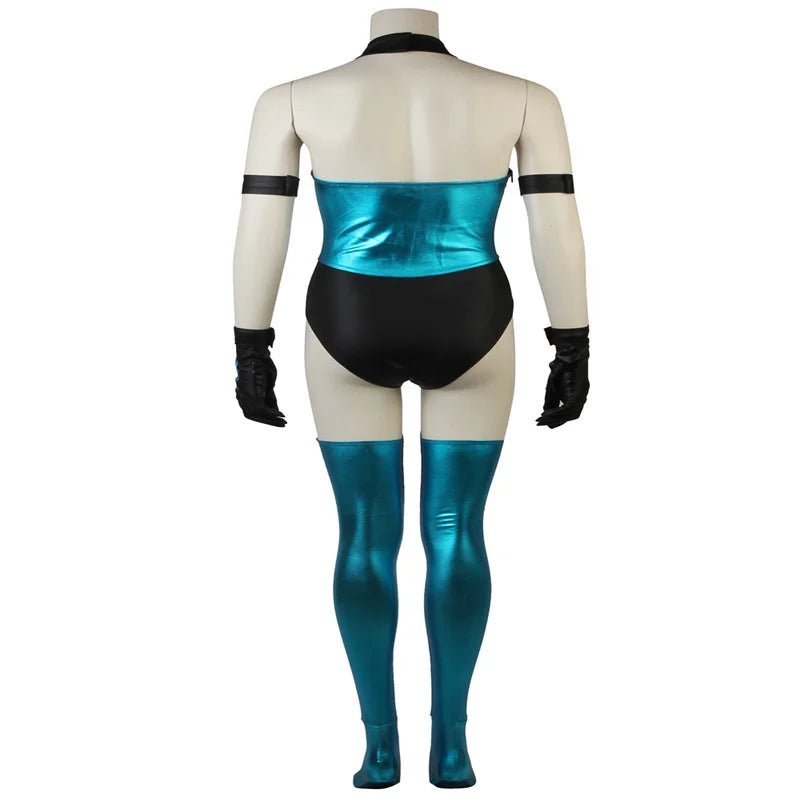 Sexy Mortal Kombat Kitana Cosplay Costume - Women's Battle Suit & Tights-Astricos