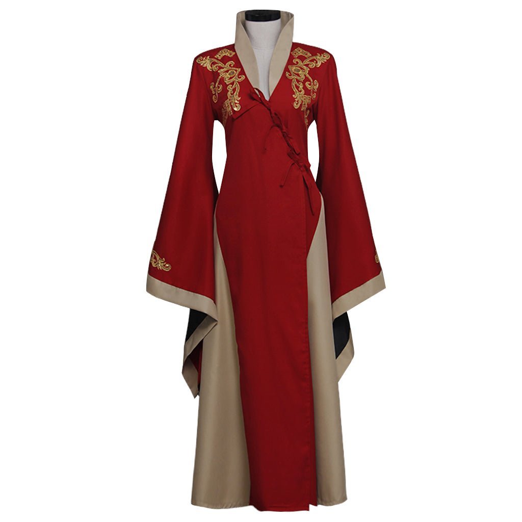 Queen Cersei Lannister Game of Thrones Cosplay Dress - Authentic Red Women's Costume-Astricos