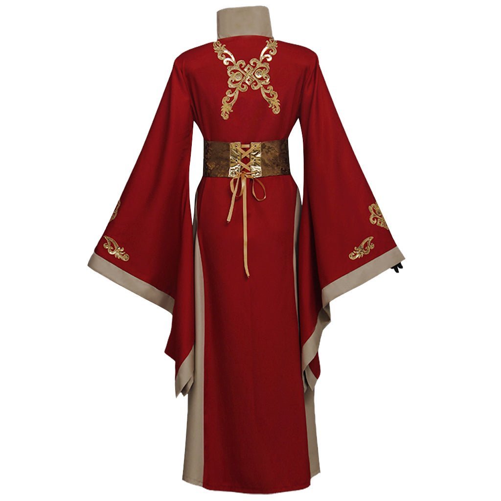 Queen Cersei Lannister Game of Thrones Cosplay Dress - Authentic Red Women's Costume-Astricos