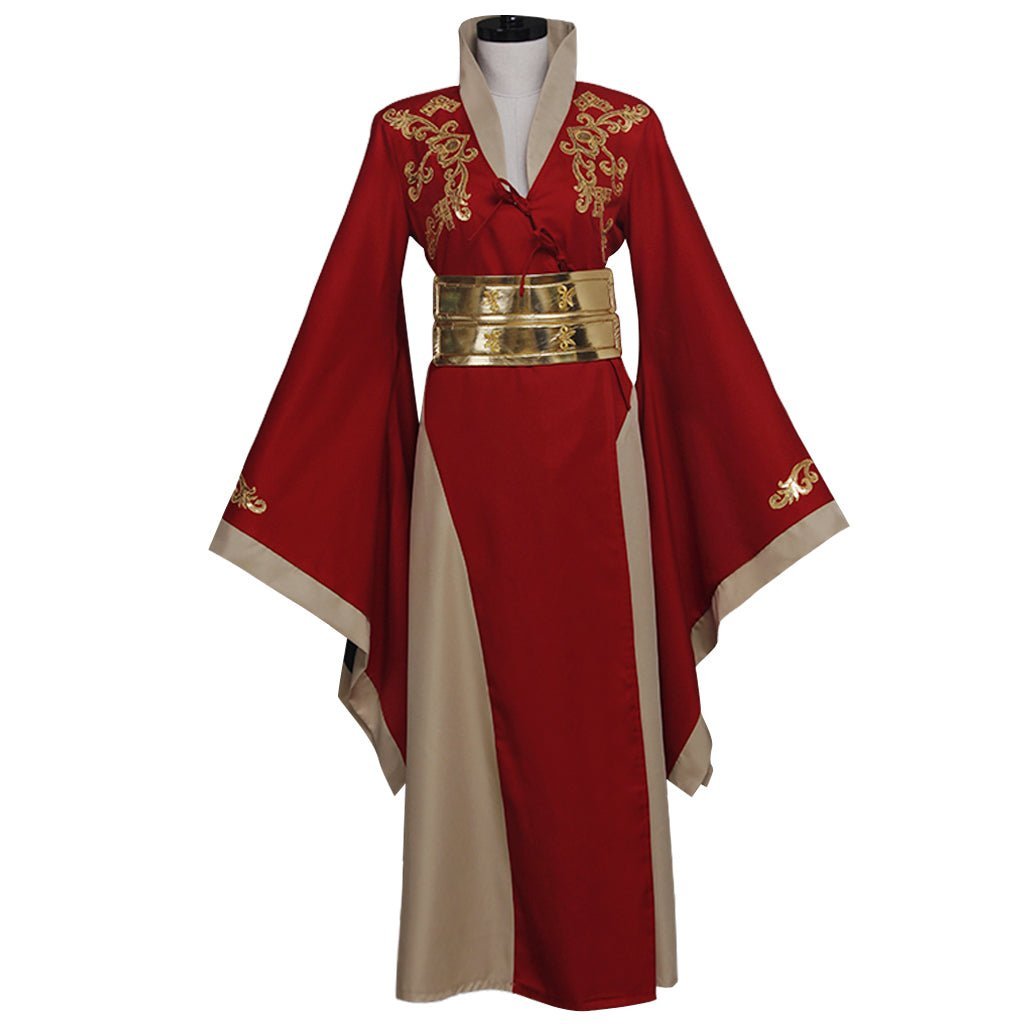 Queen Cersei Lannister Game of Thrones Cosplay Dress - Authentic Red Women's Costume-Astricos