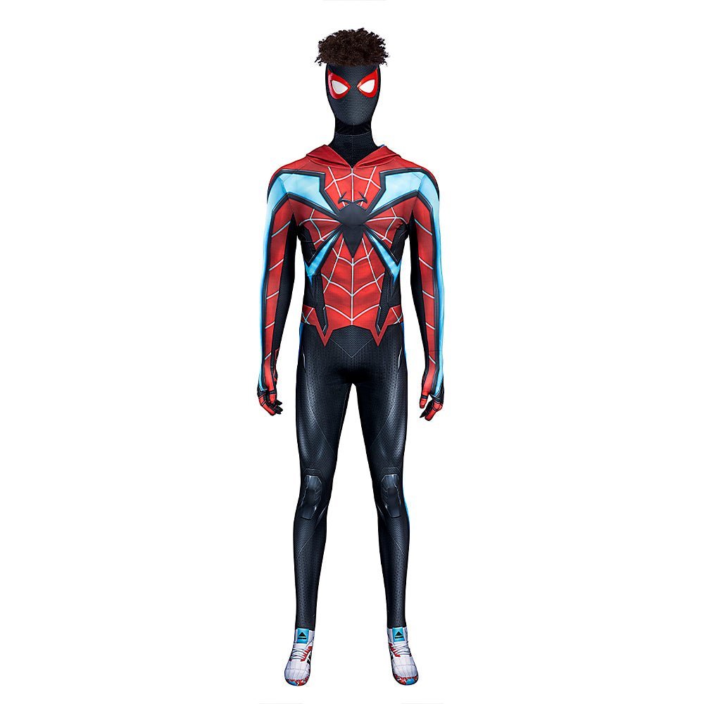 Miles Morales Evolution Suit - Spider-Man Halloween Cosplay Costume Full Set-Astricos