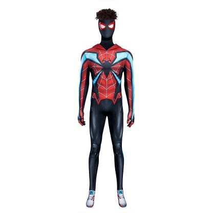 Miles Morales Evolution Suit - Spider-Man Halloween Cosplay Costume Full Set-Astricos