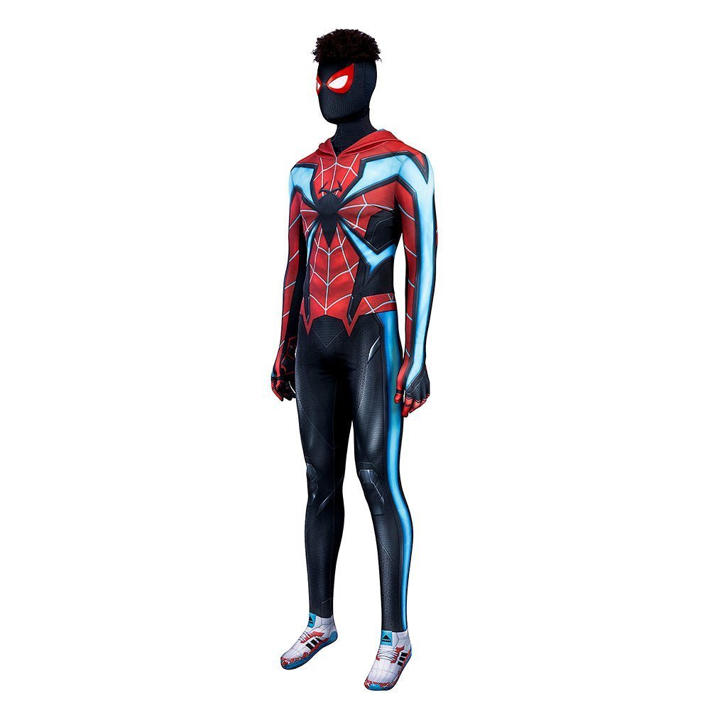 Miles Morales Evolution Suit - Spider-Man Halloween Cosplay Costume Full Set-Astricos
