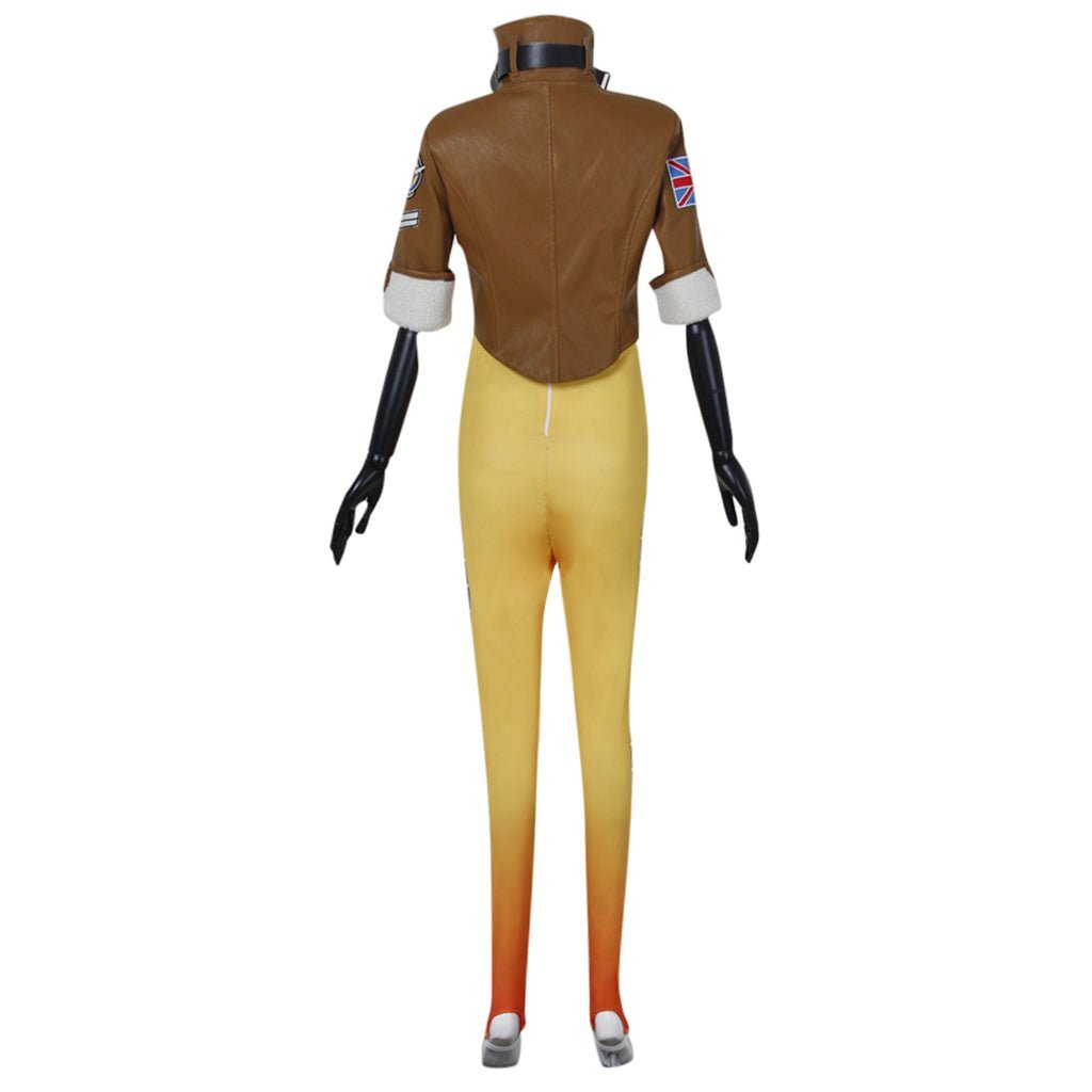 Tracer Cosplay Costume - Overwatch Battle Uniform Suit for Gamers & Fans | Astricos-Astricos