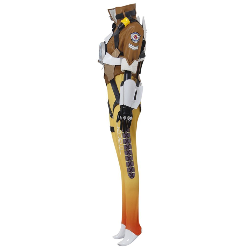 Tracer Cosplay Costume - Overwatch Battle Uniform Suit for Gamers & Fans | Astricos-Astricos