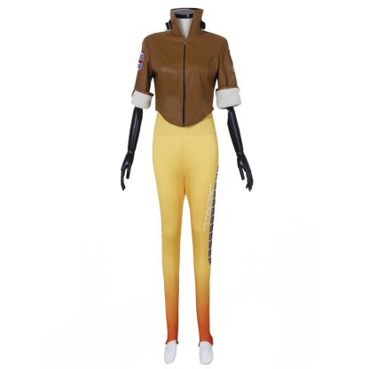 Tracer Cosplay Costume - Overwatch Battle Uniform Suit for Gamers & Fans | Astricos-Astricos