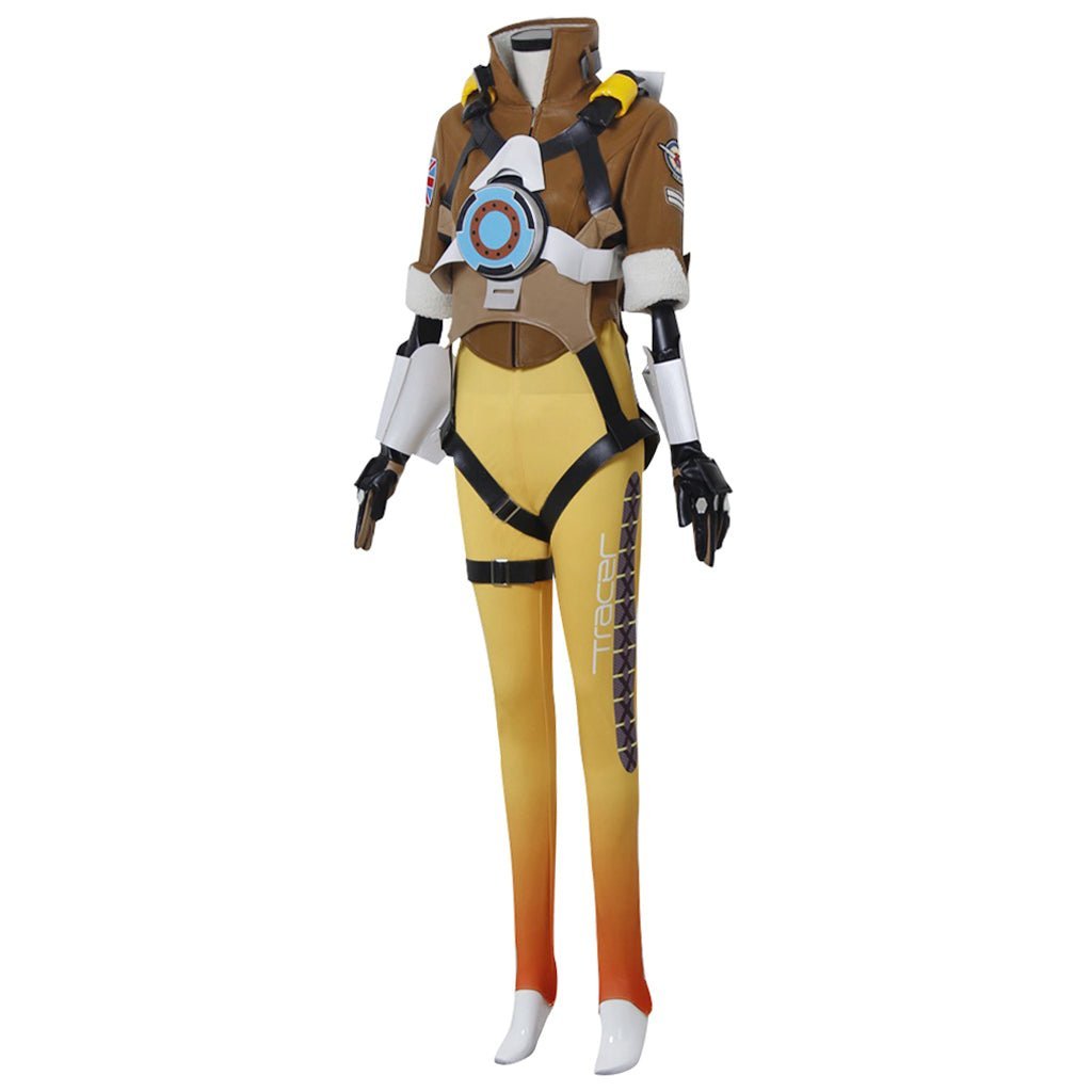Tracer Cosplay Costume - Overwatch Battle Uniform Suit for Gamers & Fans | Astricos-Astricos