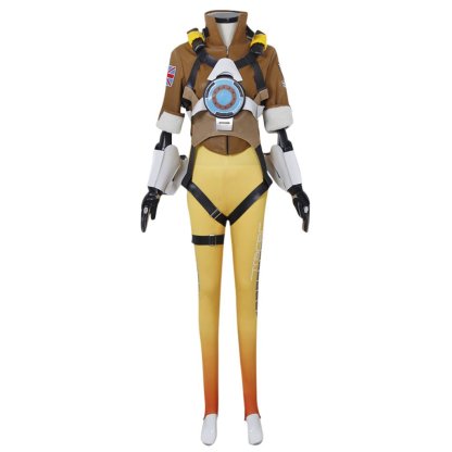 Tracer Cosplay Costume - Overwatch Battle Uniform Suit for Gamers & Fans | Astricos-Astricos