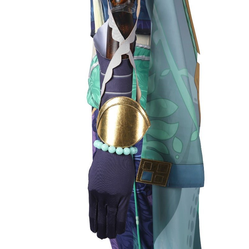 Genshin Impact Baizhu Cosplay Costume Standard Size Halloween Outfit - Astricos