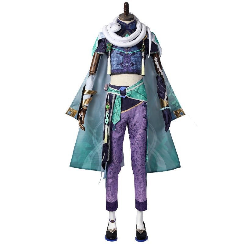 Genshin Impact Baizhu Cosplay Costume Standard Size Halloween Outfit - Astricos