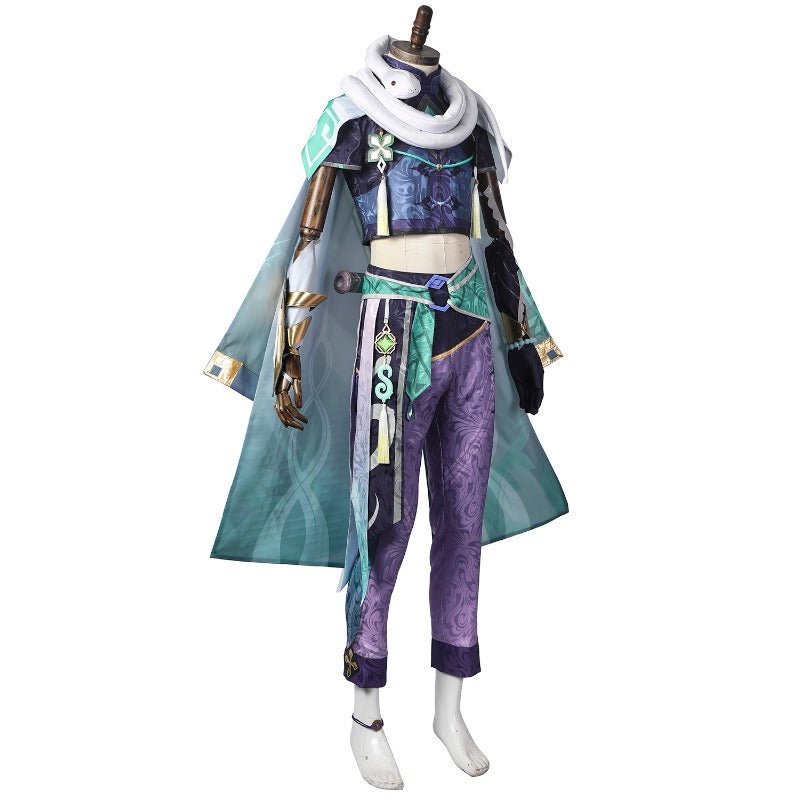 Genshin Impact Baizhu Cosplay Costume Standard Size Halloween Outfit - Astricos