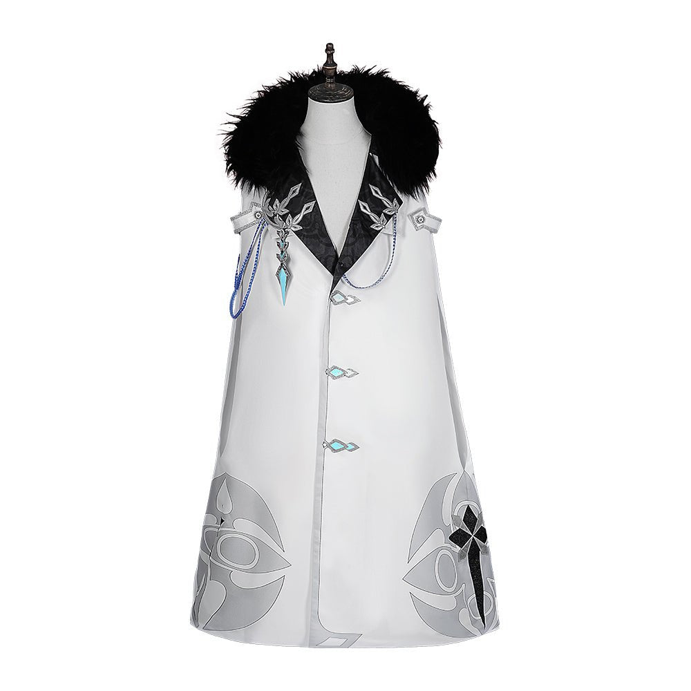 Genshin Impact Fatui Cloak Pierr Pantalone Tartaglia Costume Harlequin Doctor Sandrone Columbina Regretor Cape - Astricos