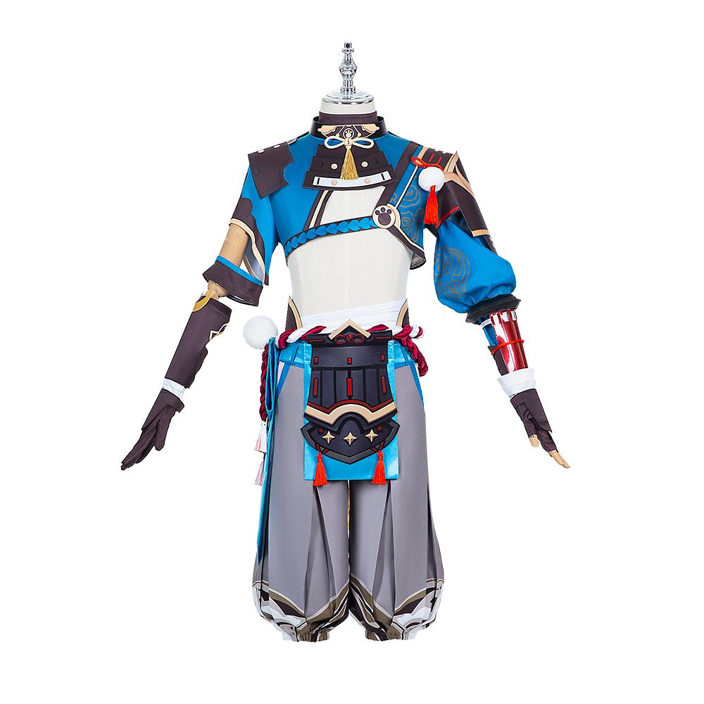 Genshin Impact Gorou Cosplay Outfit - Fox - Eared Costume For Men - Astricos
