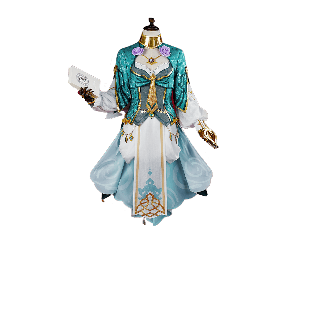 Genshin Impact Lisa Yae Hidden Bloom Cosplay Costume - Elegant Anime - Inspired Outfit for Women - Astricos