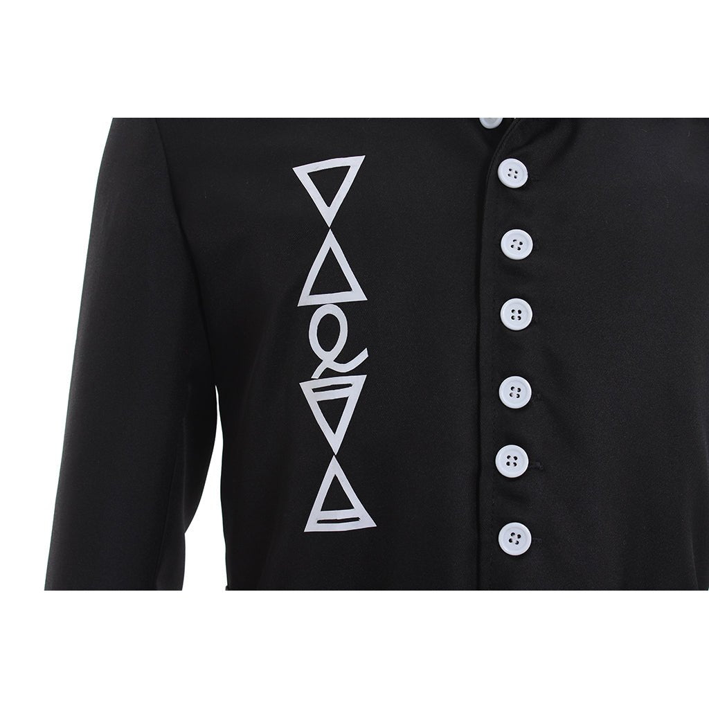 Nameless Ghoul Cosplay Costume – Unisex Black Coat Inspired by Ghost B.C. Band-Astricos