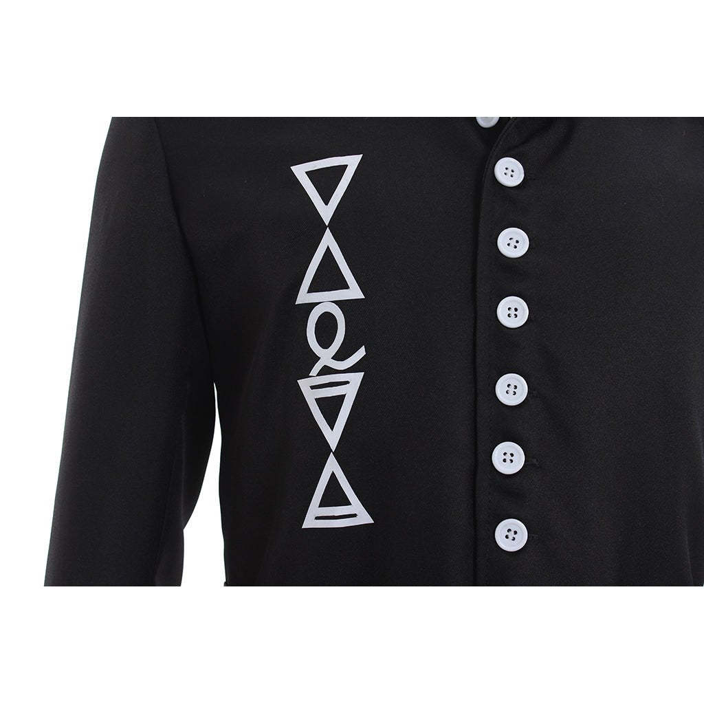 Nameless Ghoul Cosplay Costume – Unisex Black Coat Inspired by Ghost B.C. Band-Astricos