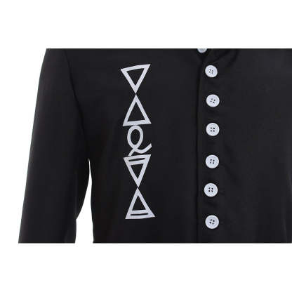 Nameless Ghoul Cosplay Costume – Unisex Black Coat Inspired by Ghost B.C. Band-Astricos