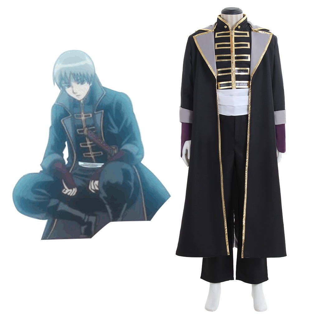 Gintama Kamui & Okita Sougo Cosplay Costume – Premium Men’s Anime Outfit for Events & Halloween-Astricos