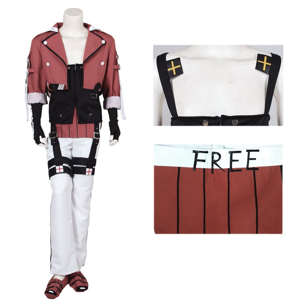 Authentic Guilty Gear Xrd Sol Badguy Cosplay Costume – Premium Anime Replica Outfit-Astricos