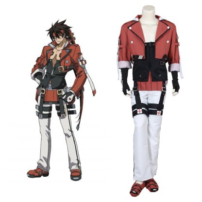 Authentic Guilty Gear Xrd Sol Badguy Cosplay Costume – Premium Anime Replica Outfit-Astricos