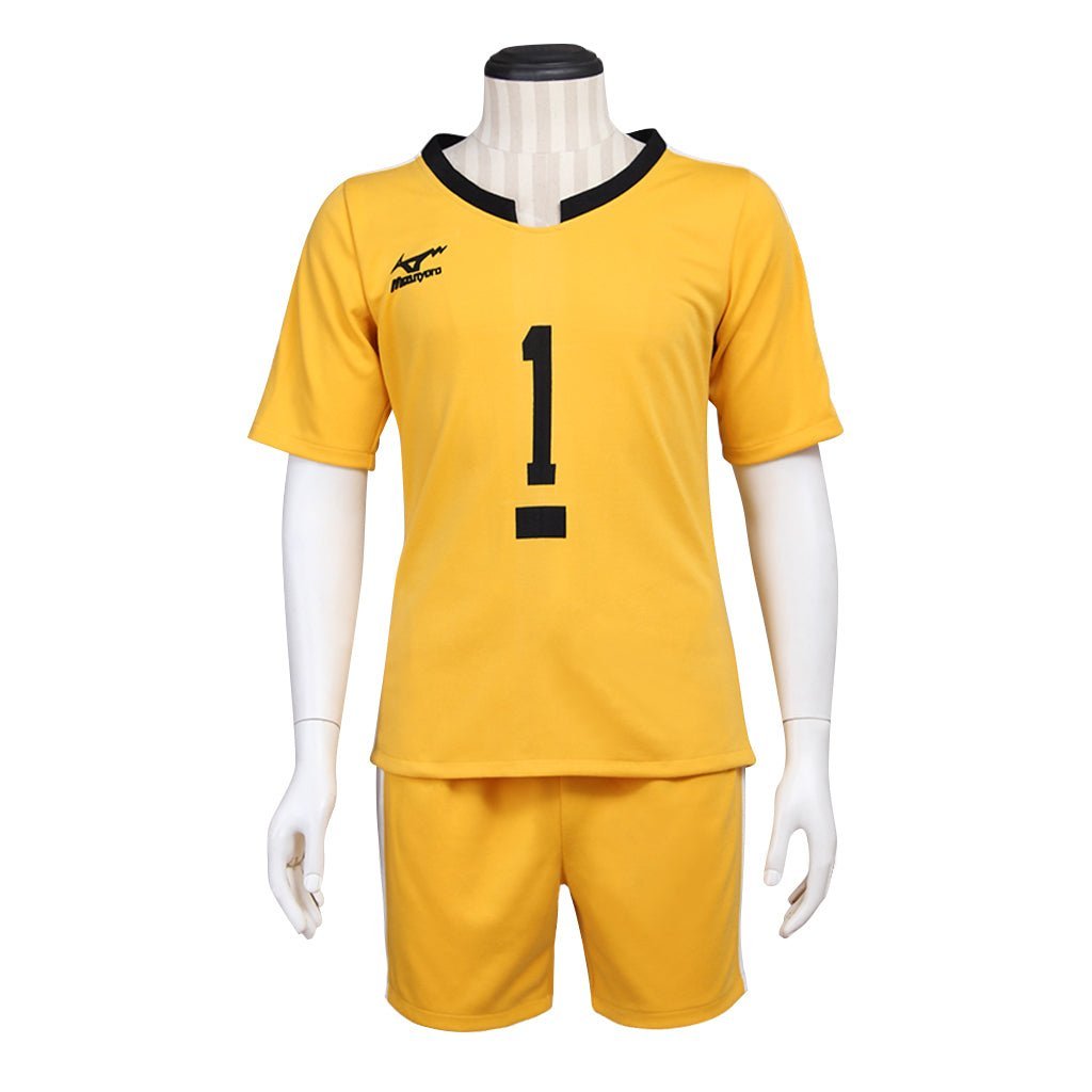 Haikyu!! Nishinoya Yu Karasuno Volleyball Uniform Cosplay Costume Set for Anime Enthusiasts-Astricos