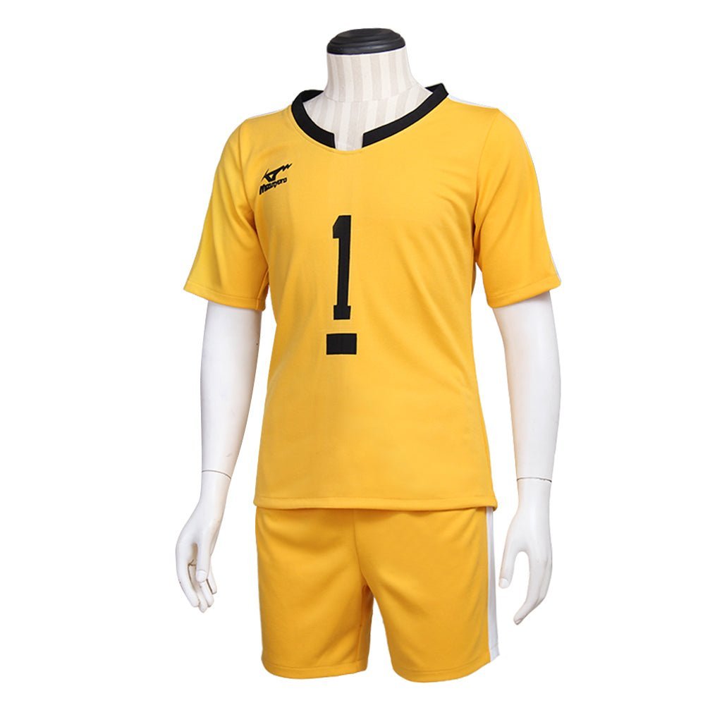 Haikyu!! Nishinoya Yu Karasuno Volleyball Uniform Cosplay Costume Set for Anime Enthusiasts-Astricos