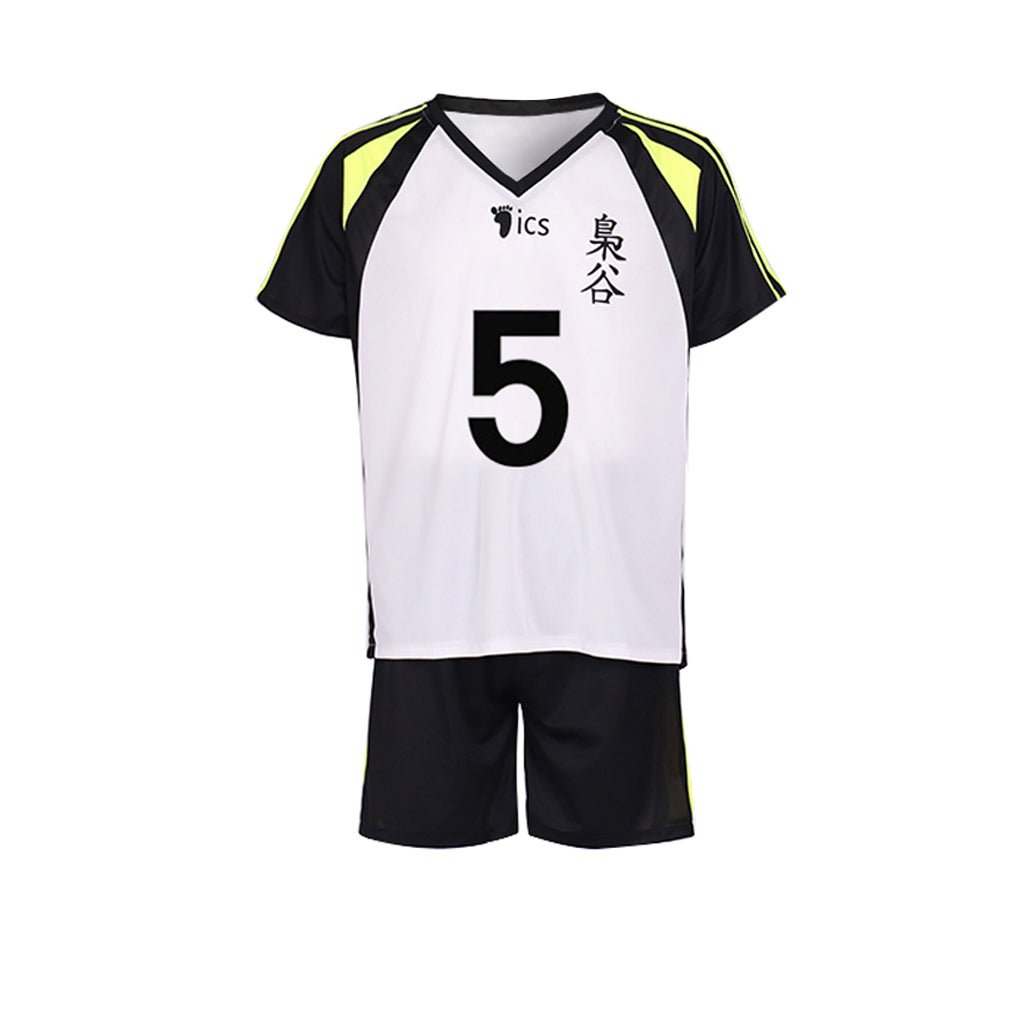 Haikyuu!! Akaashi Keiji No. 5 Cosplay Jersey - Fukurodani Academy Setter Outfit-Astricos
