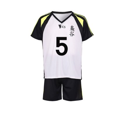 Haikyuu!! Akaashi Keiji No. 5 Cosplay Jersey - Fukurodani Academy Setter Outfit-Astricos