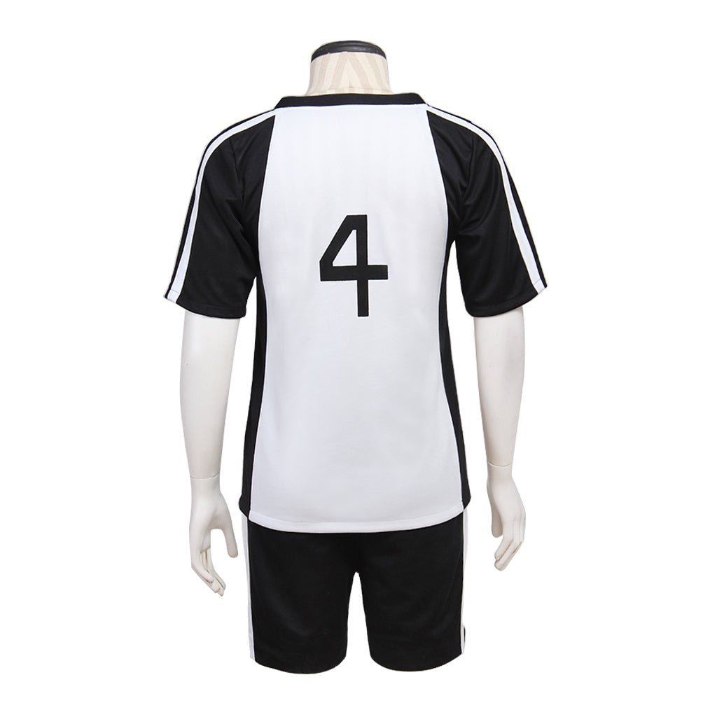 Bokuto Kotaro Haikyuu!! Fukurodani Academy Volleyball Cosplay Costume - Black & White Uniform-Astricos