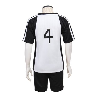 Bokuto Kotaro Haikyuu!! Fukurodani Academy Volleyball Cosplay Costume - Black & White Uniform-Astricos