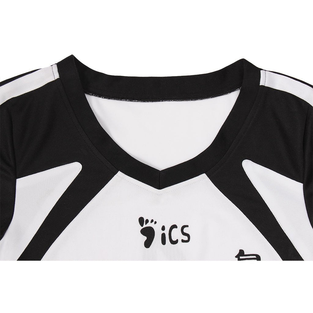 Bokuto Kotaro Haikyuu!! Fukurodani Academy Volleyball Cosplay Costume - Black & White Uniform-Astricos
