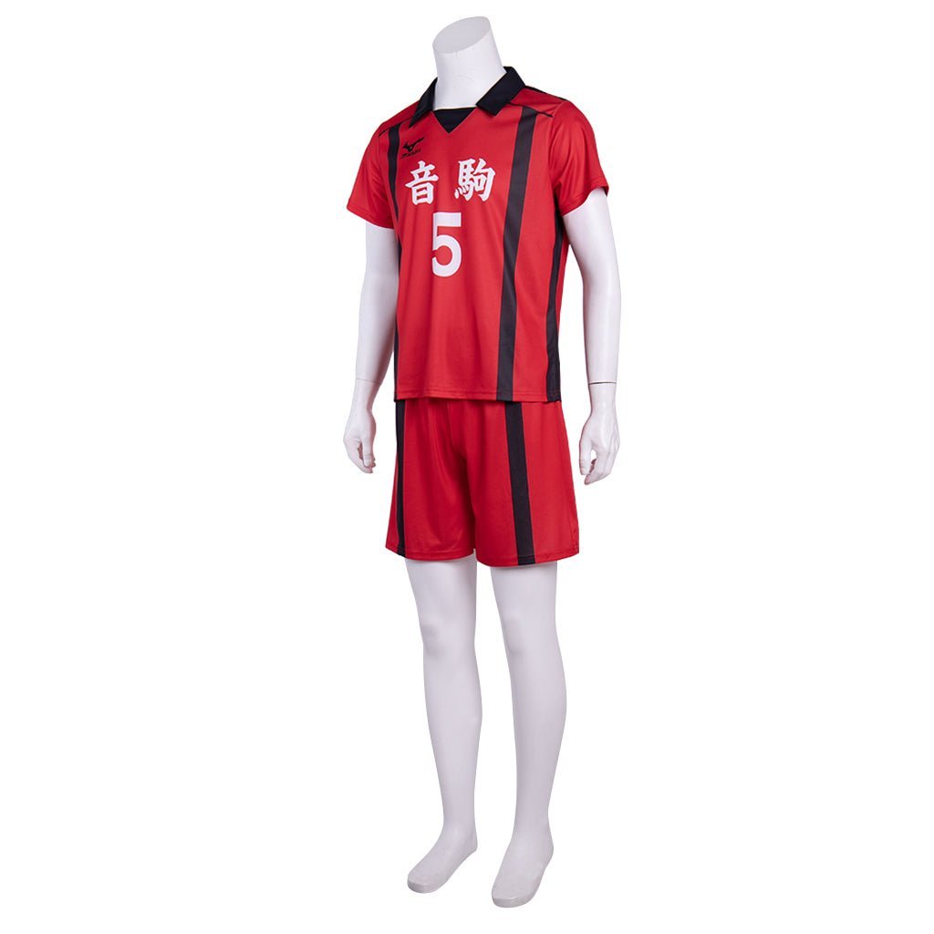 Haikyuu!! Nekoma High School Kenma Kozume NO.5 Team Jersey Cosplay Costume - Official Design-Astricos