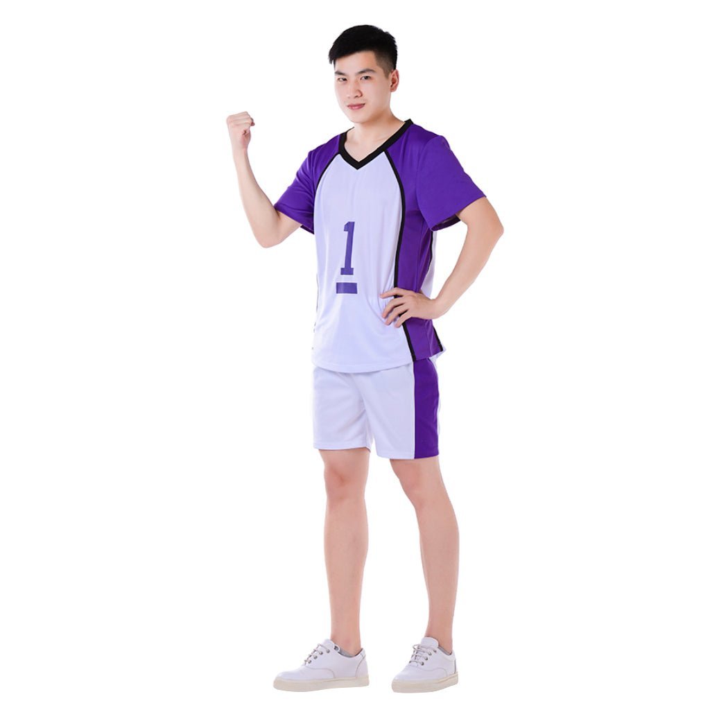 Haikyuu!! Shiratorizawa Academy Wakatoshi Ushijima Cosplay Costume - Premium Quality-Astricos