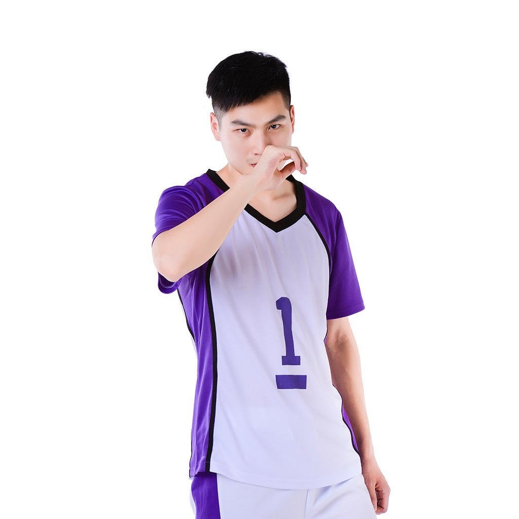 Haikyuu!! Shiratorizawa Academy Wakatoshi Ushijima Cosplay Costume - Premium Quality-Astricos