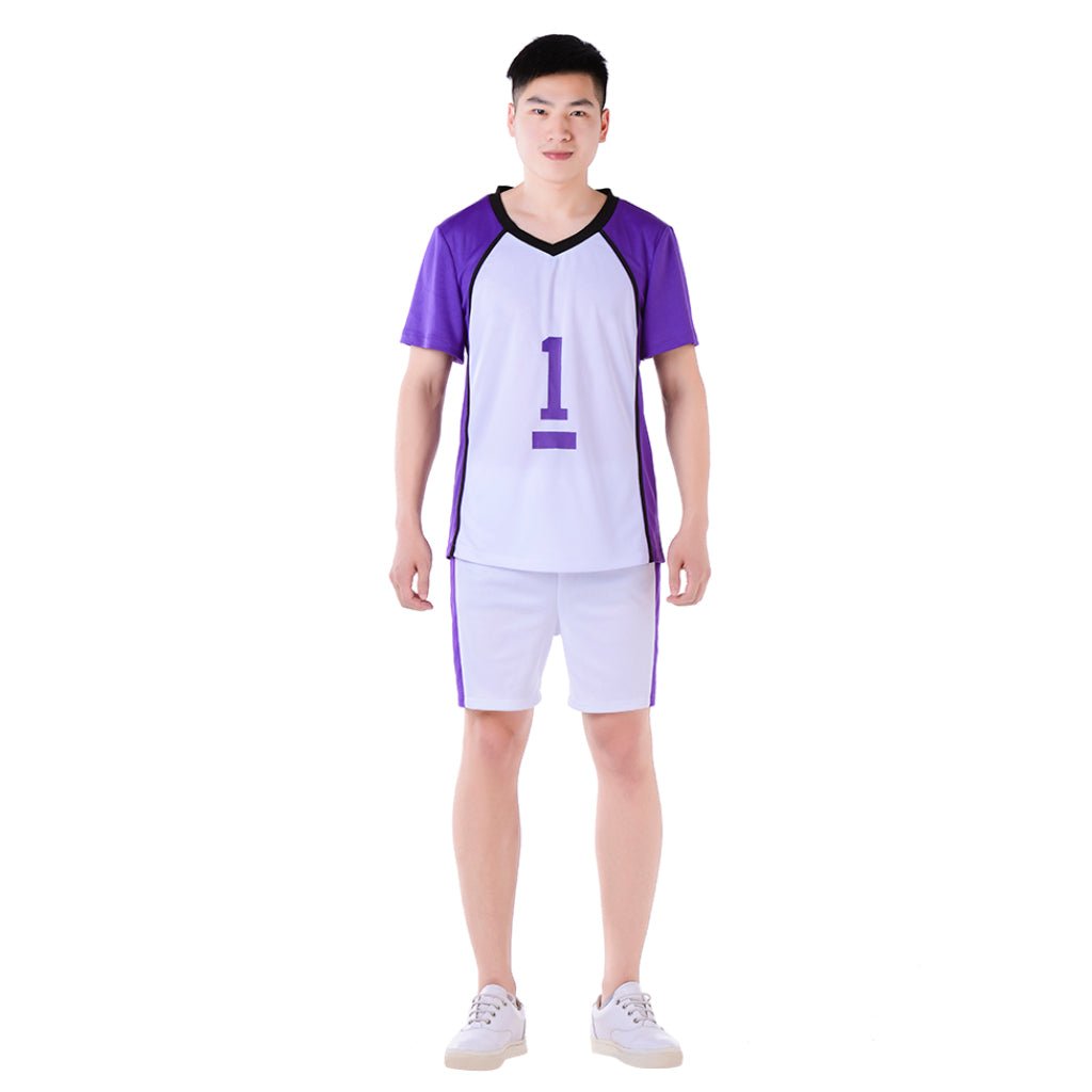 Haikyuu!! Shiratorizawa Academy Wakatoshi Ushijima Cosplay Costume - Premium Quality-Astricos