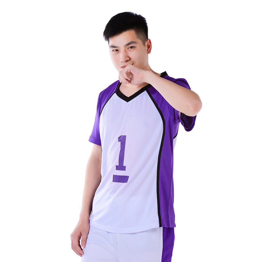 Haikyuu!! Shiratorizawa Academy Wakatoshi Ushijima Cosplay Costume - Premium Quality-Astricos